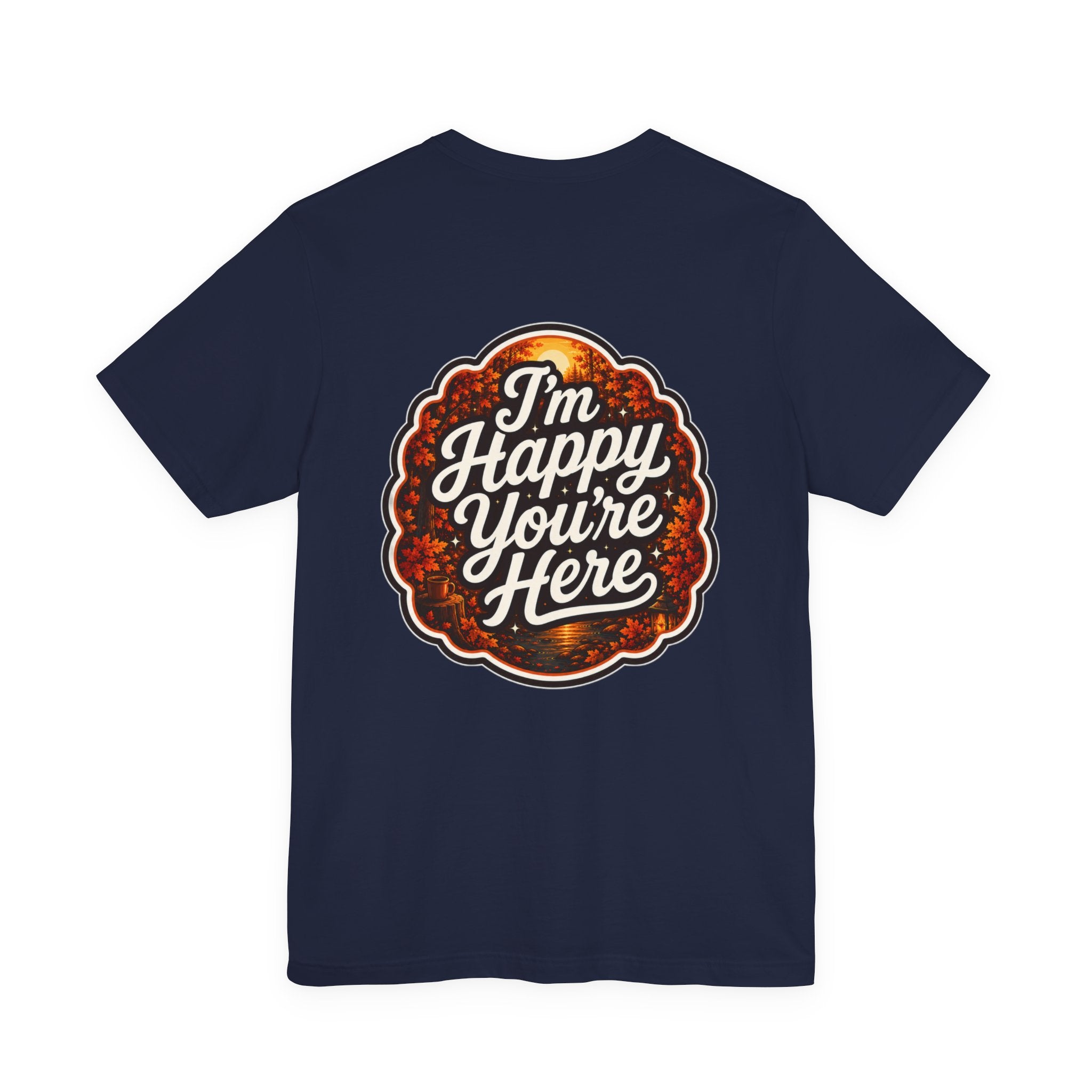 Let's Start Again, 'm Happy You're Here T-Shirt retro floral