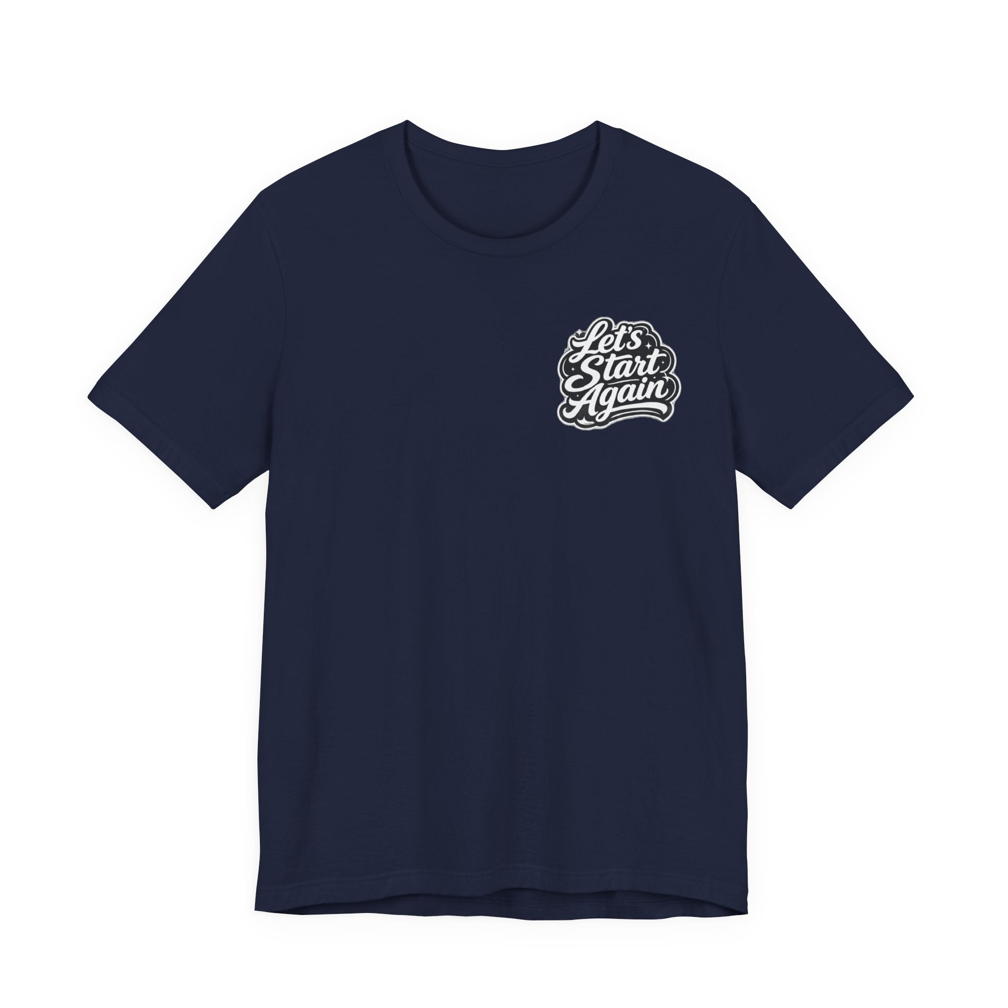 Let's Start Again, This Too Shall Pass Tee Mountain Landscape Typography Tee