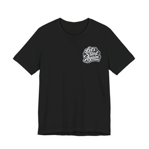 Let's Start Again, Enjoy the Now tee Vintage forest mushroom design