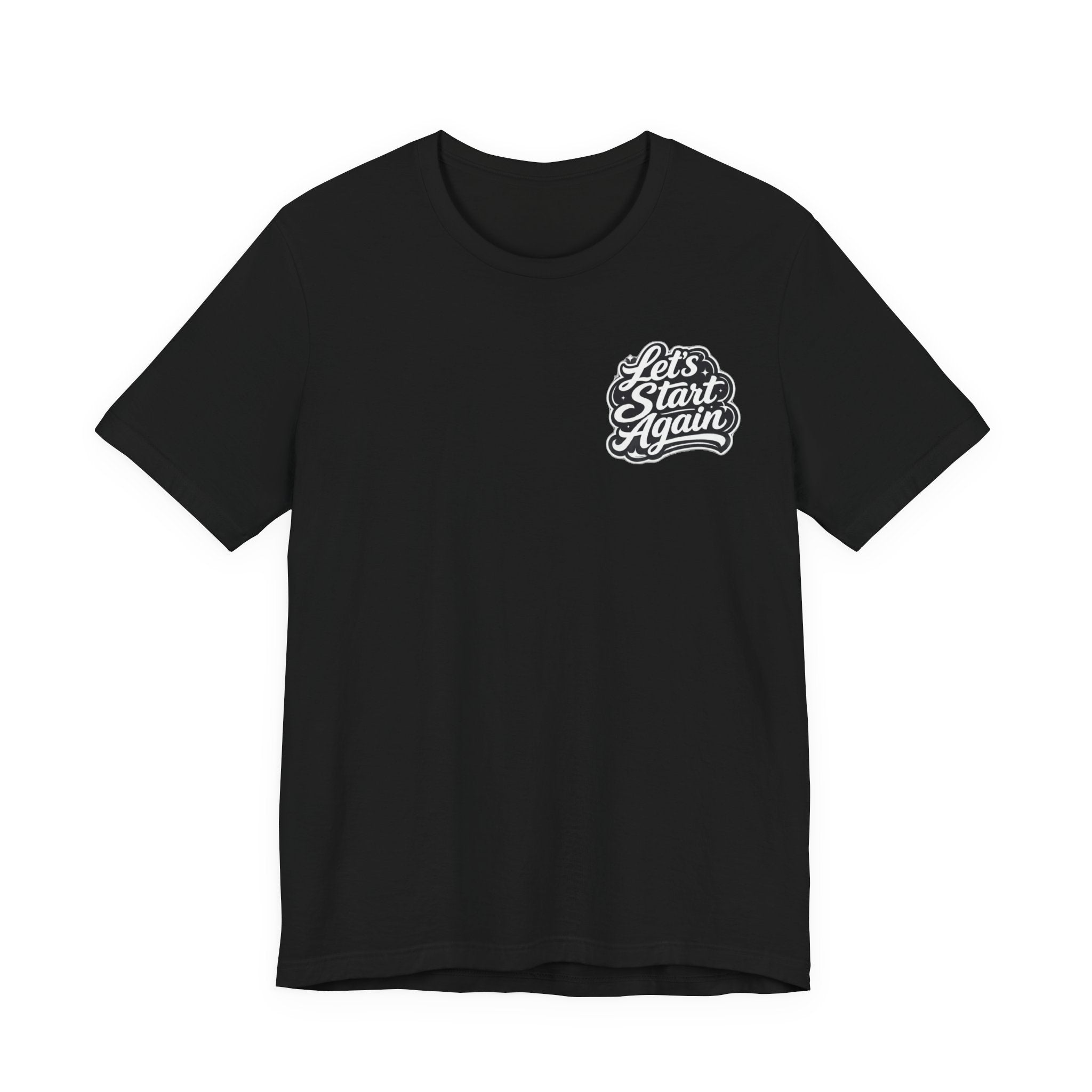 Let's Start Again, 'm Happy You're Here T-Shirt retro floral