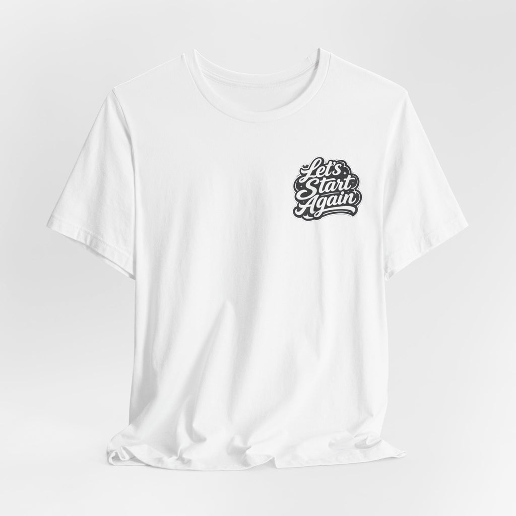 Let's Start Again, Enjoy the Now tee Vintage forest mushroom design