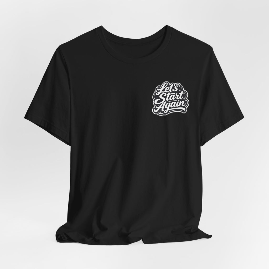 Let's Start Again, Enjoy the Now tee Vintage forest mushroom design