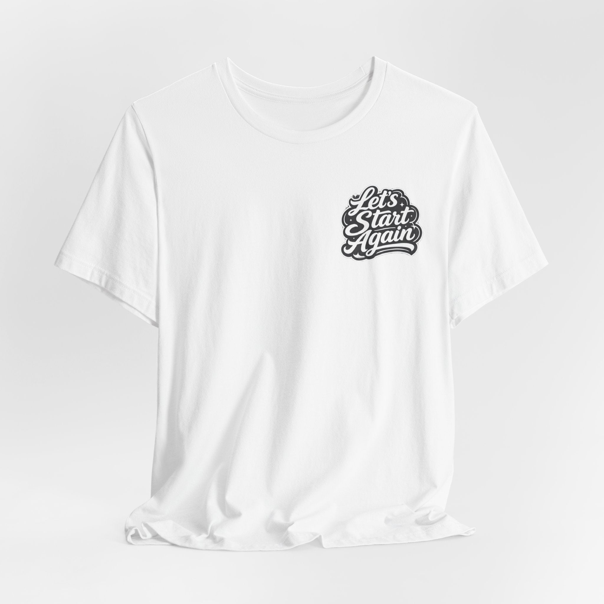 Let's Start Again, This Too Shall Pass Tee Mountain Landscape Typography Tee