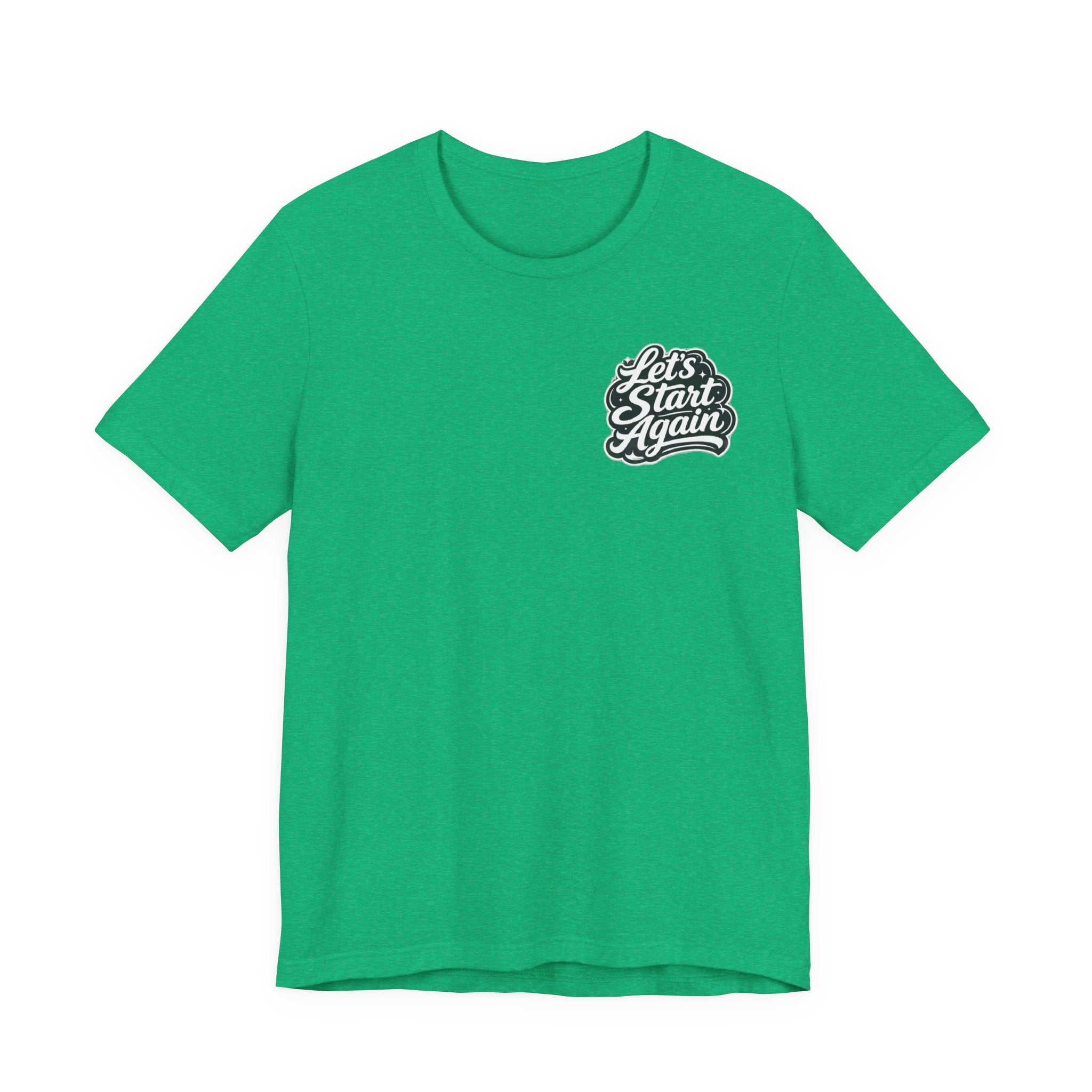 Let's Start Again, This Too Shall Pass Tee Mountain Landscape Typography Tee