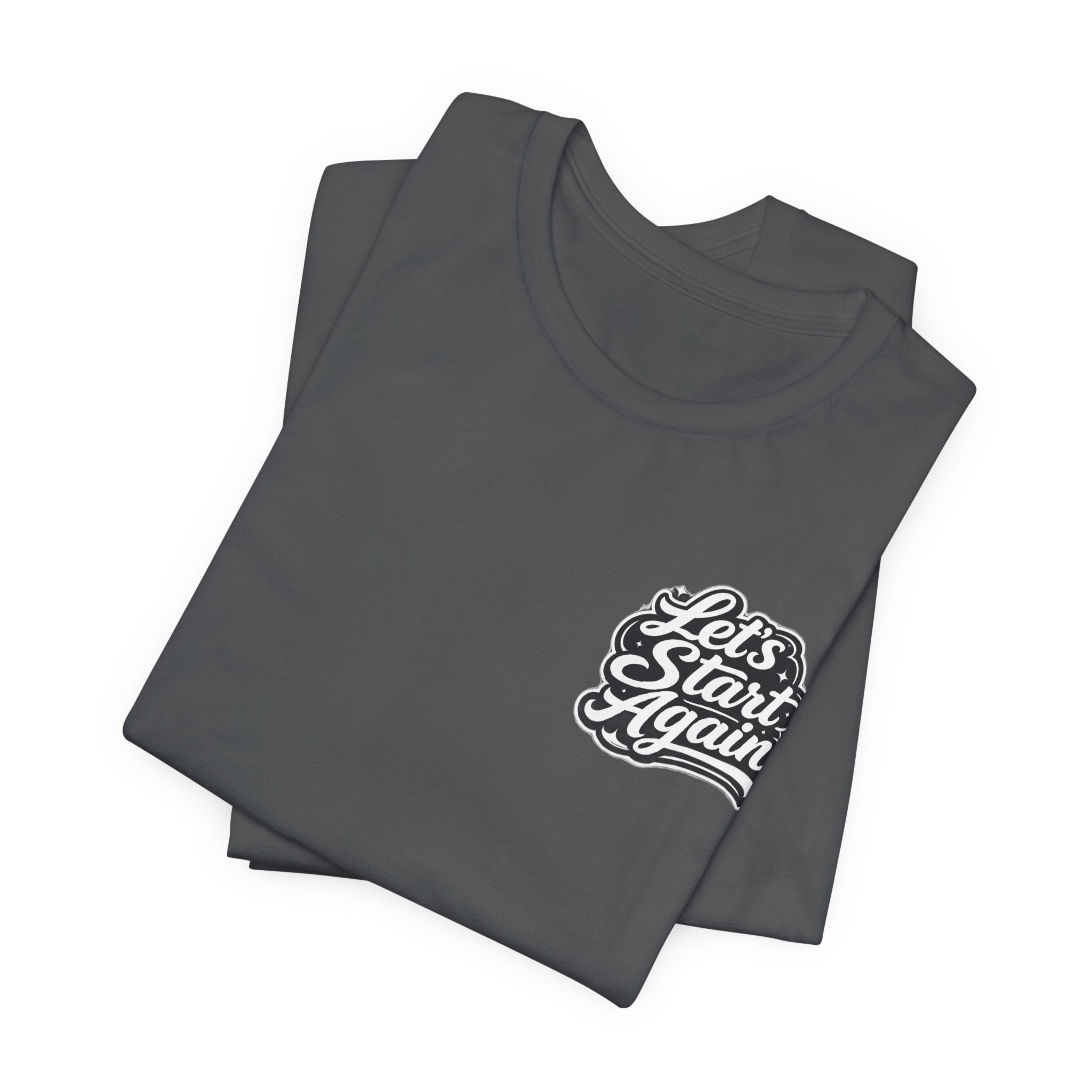 Let's Start Again, Enjoy the Now tee Vintage forest mushroom design